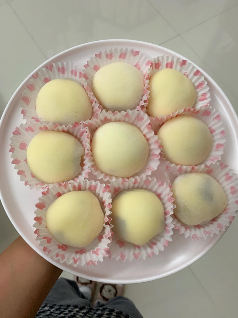 腹黑白胖子——奥利奥雪媚娘
