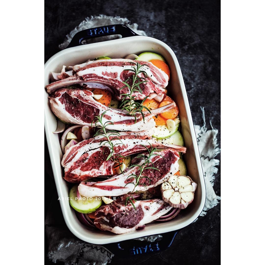 迷迭香原汁烤羊排