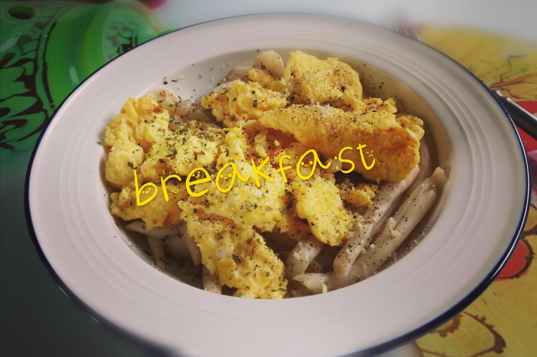 芝香滑蛋盖双菇藜麦饭【健康一锅端】