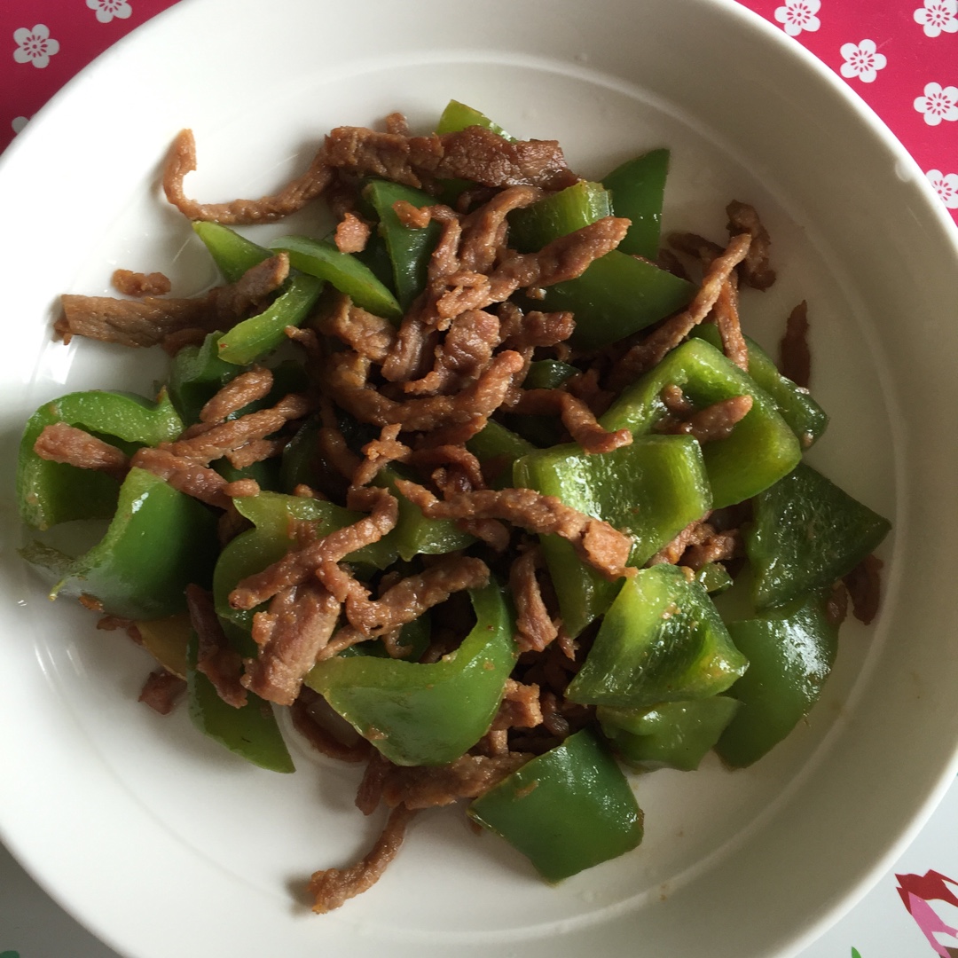 青椒炒牛肉
