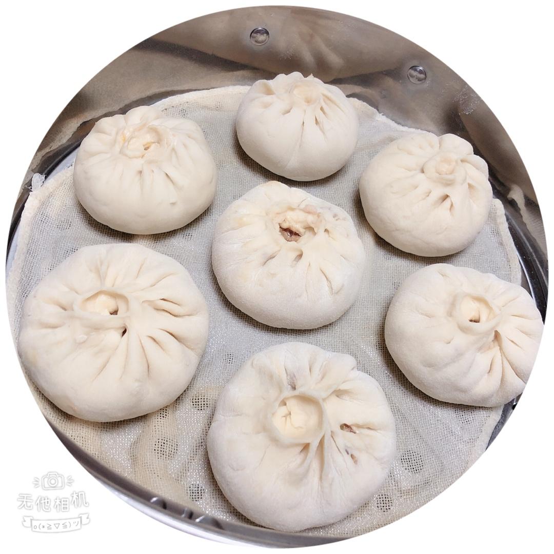 白萝卜芹菜肉包子（揉面包包子有小视频）