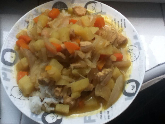 咖喱鸡肉饭
