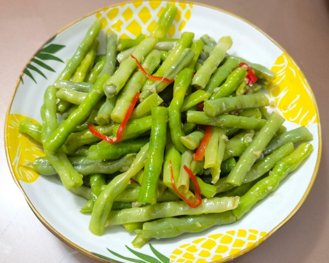 蒜蓉豆角(素菜)的做法