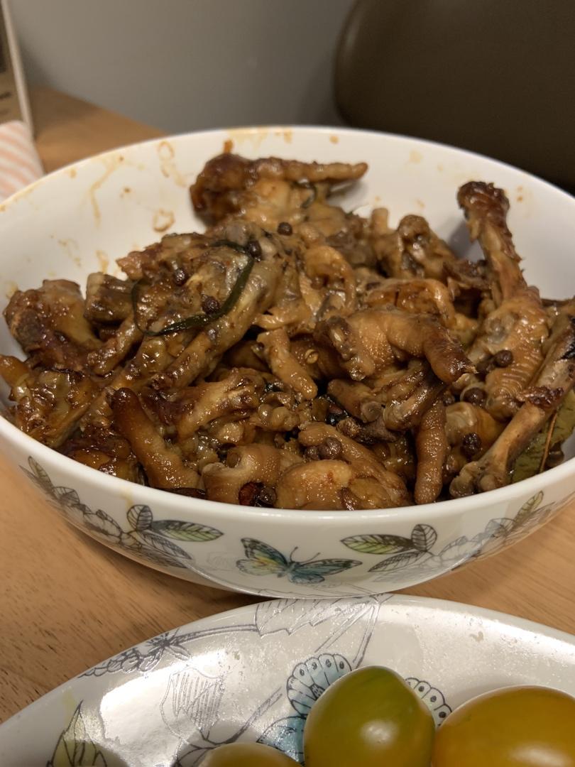 香辣烧鸡爪