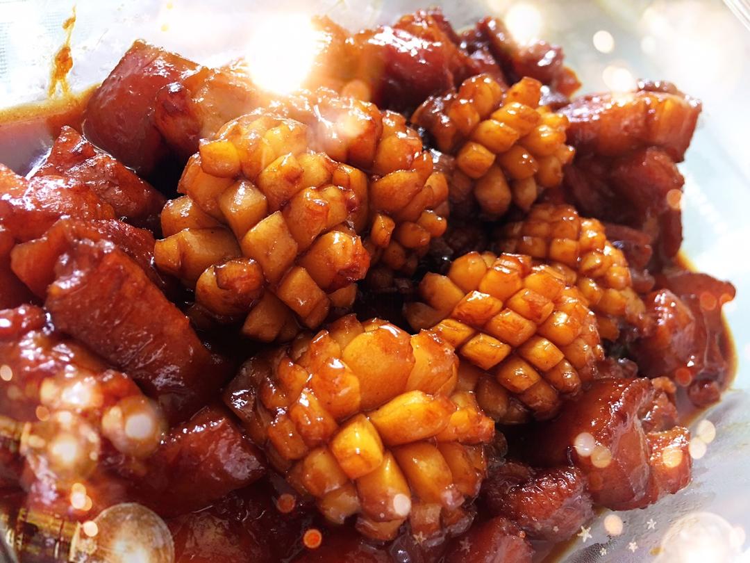 过年硬菜【鲍鱼红烧肉】