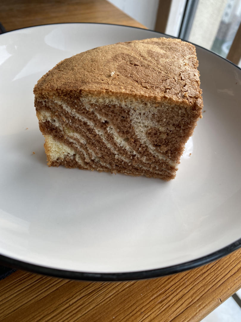 斑马纹戚风蛋糕