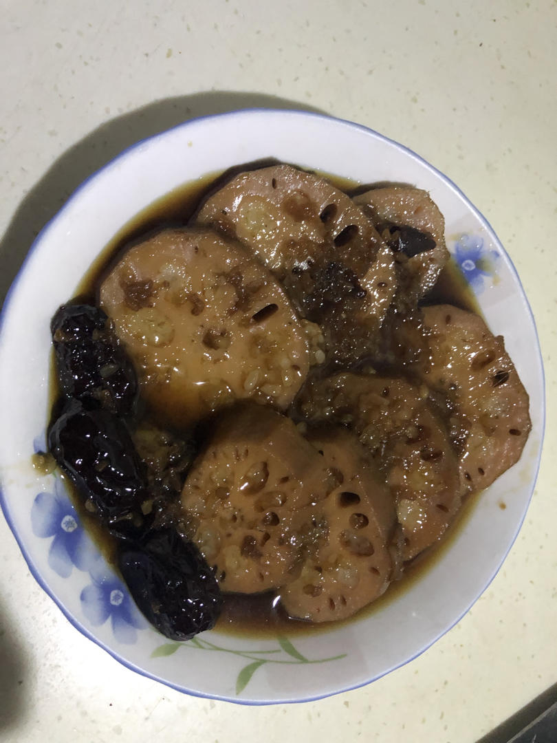 桂花糯米糖藕（上色技巧）
