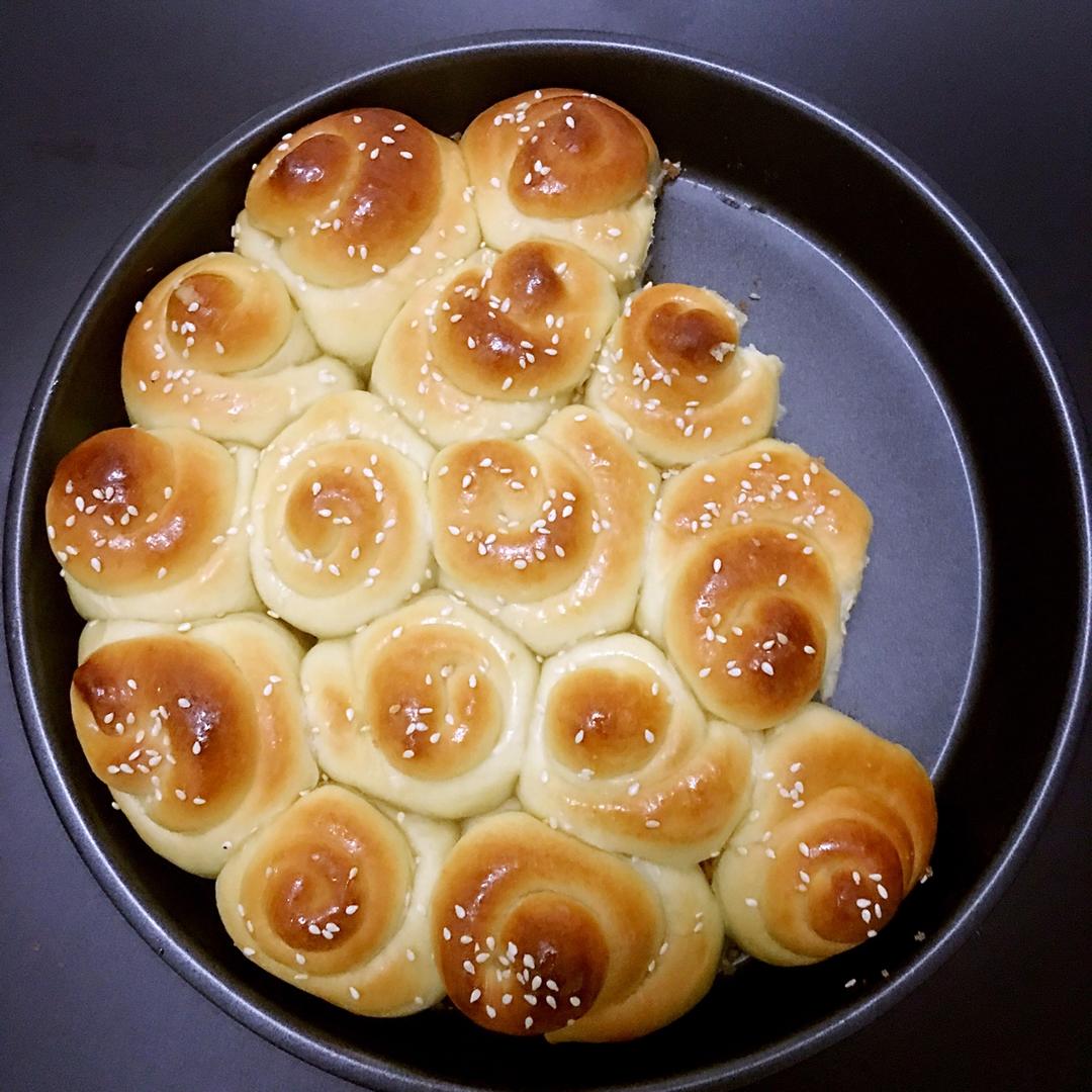 奶油蜂蜜小面包