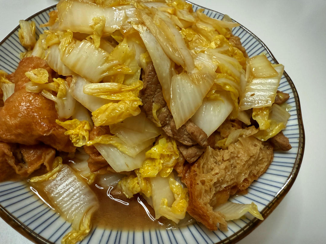 面筋烧白菜
