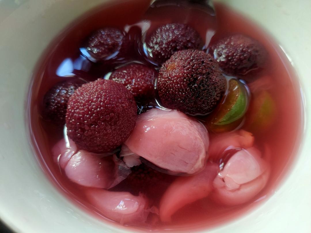 故宫同款：杨梅荔枝冰饮