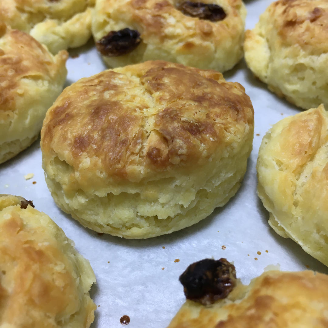 酵母司康饼【视频】