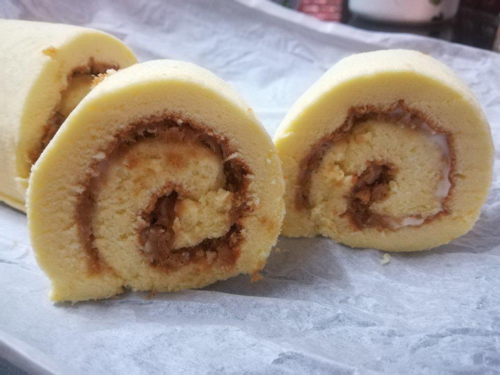 香葱肉松蛋糕卷