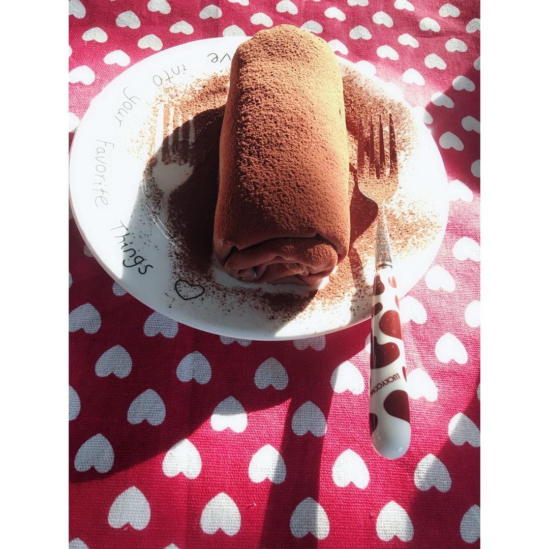 网红食谱│抹茶毛巾卷