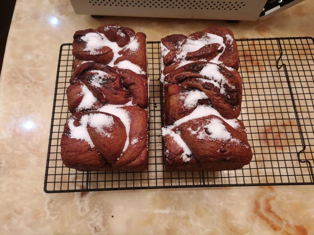 奶油巧克力吐司