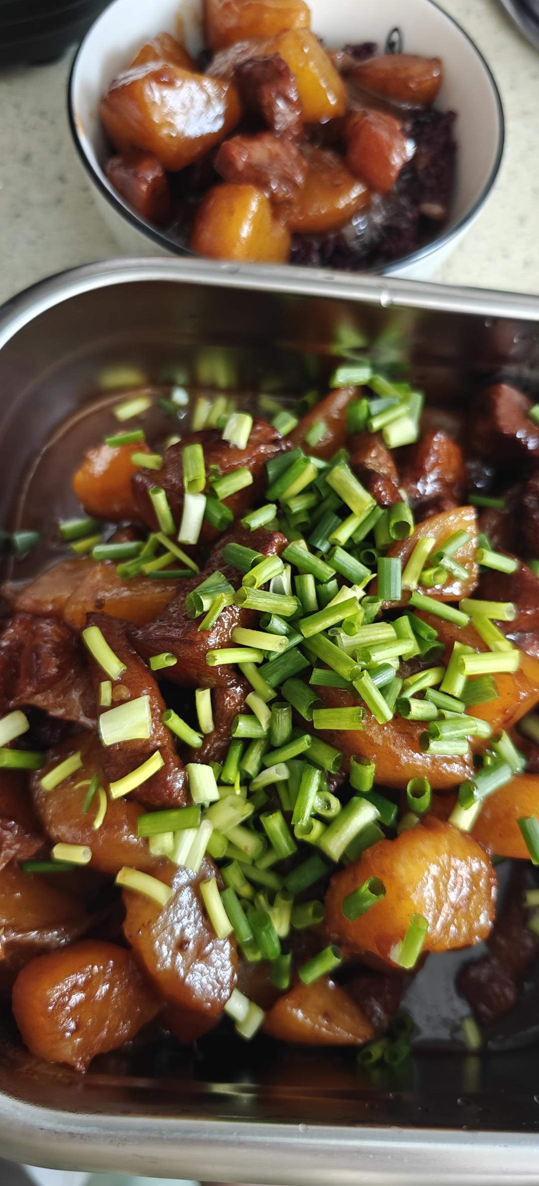 红烧肉炖小土豆