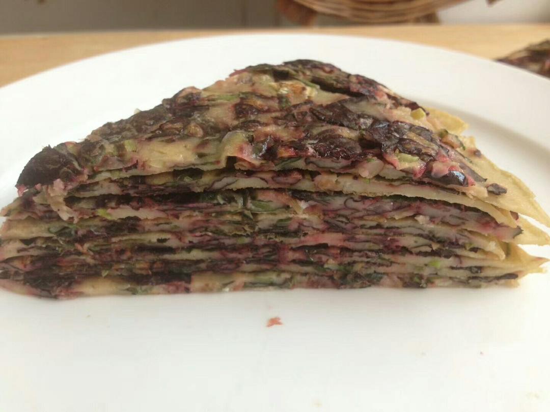苋菜蛋饼