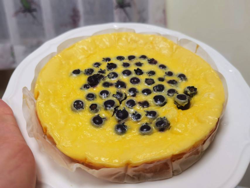 酸奶蓝莓蛋糕（低脂低卡）-烤箱版食谱
