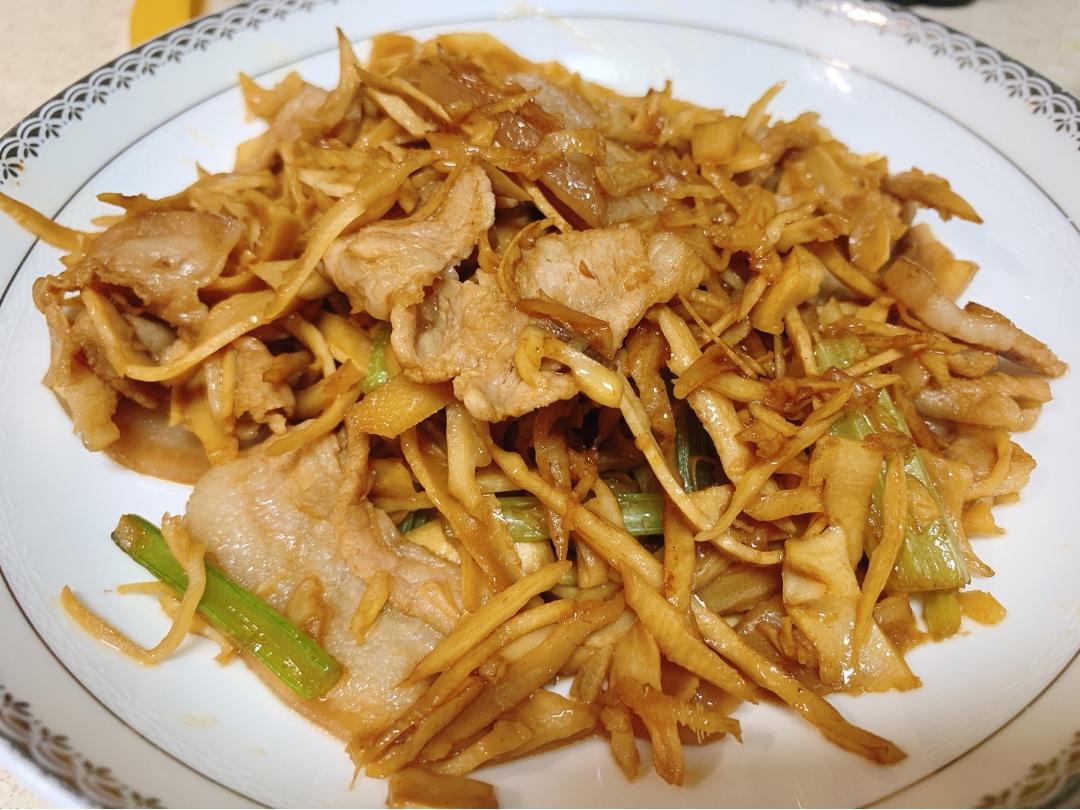 竹笋炒五花肉