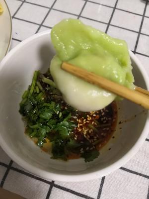 素食︶彩色面 杏鲍菇饺子的做法 步骤9