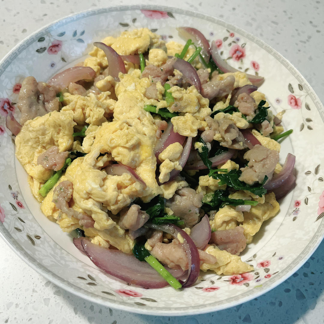 肉丝炒鸡蛋