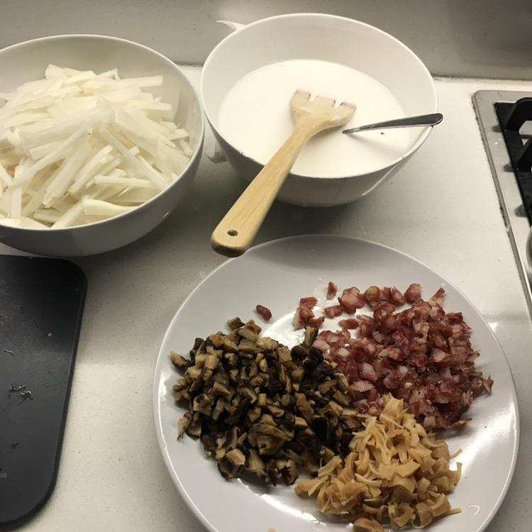 广式腊味萝卜糕