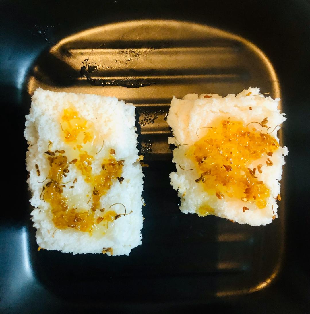 凯伍德厨师机食谱-桂花糕+豆沙松糕