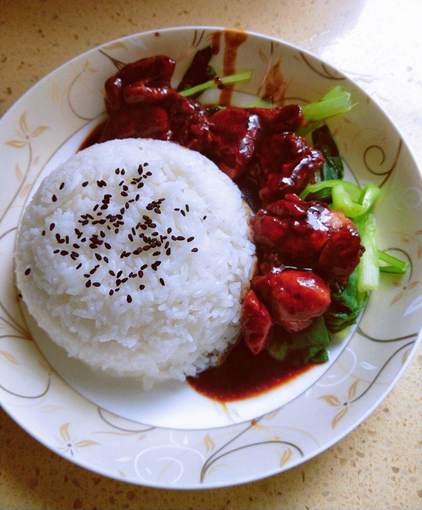 照烧鸡腿饭