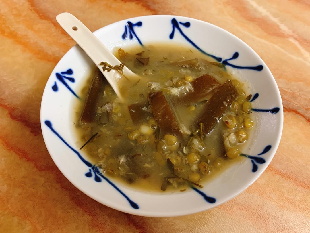 海带陈皮绿豆沙糖水