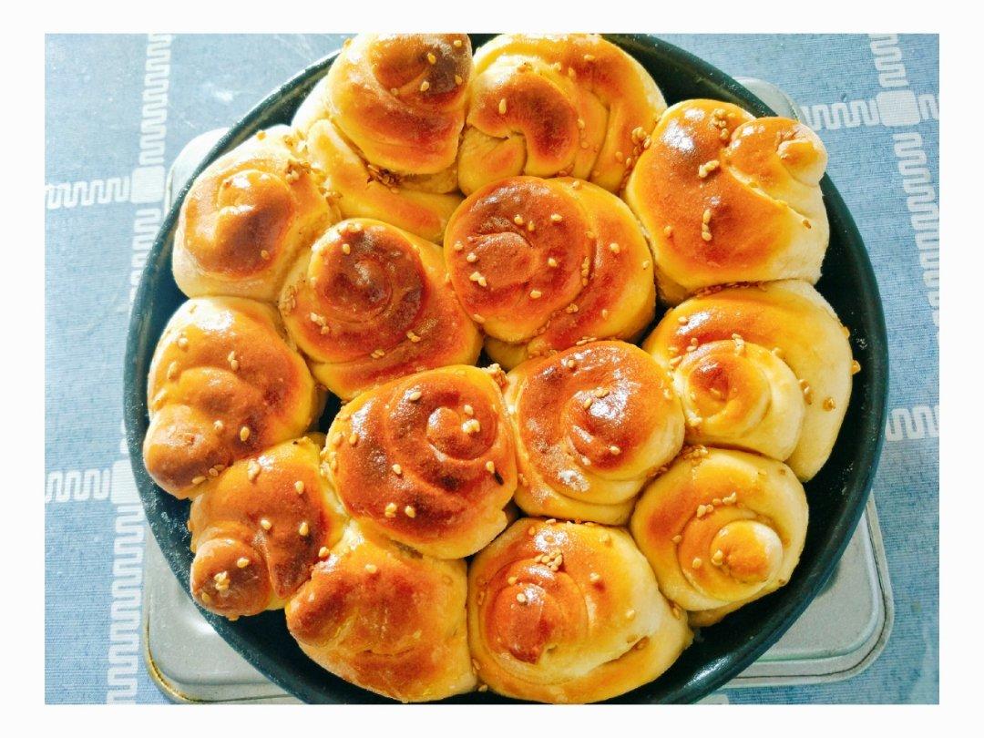 奶油蜂蜜小面包