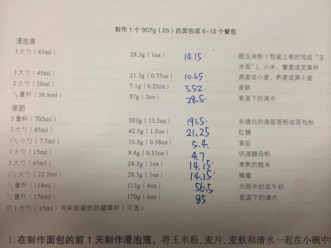 纯奶手撕吐司的做法 步骤1