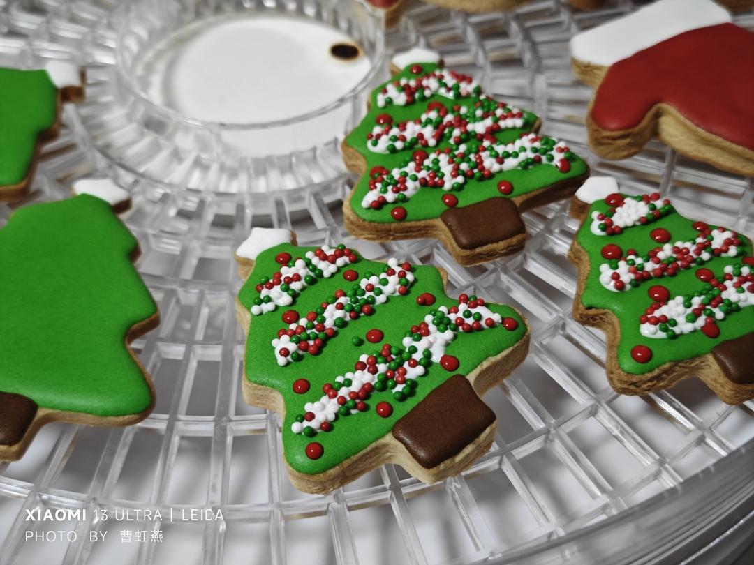 不打发黄油的圣诞糖霜饼干（细节步骤）