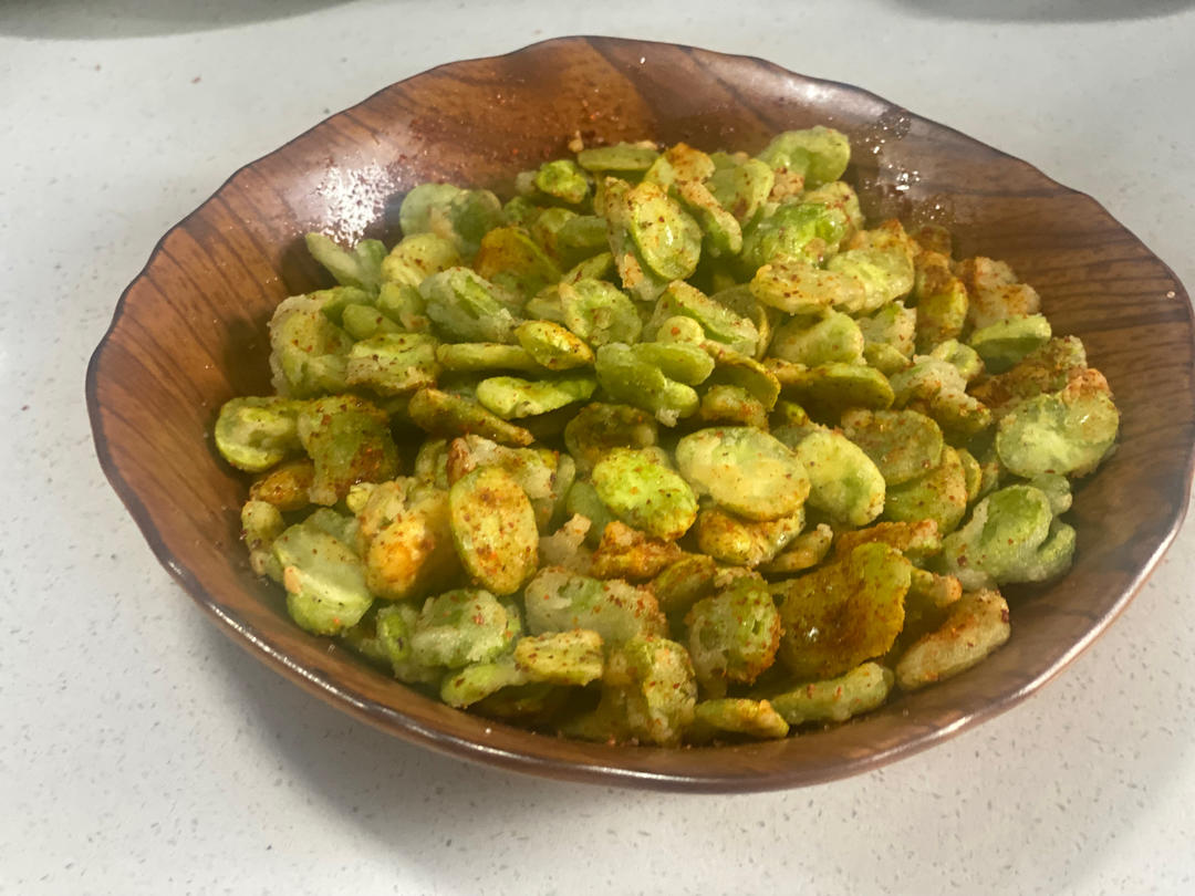 蚕豆这么做🔥好吃到爆💥