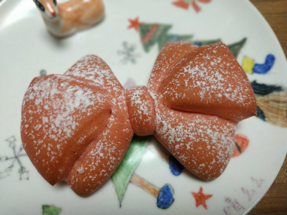 火龙果蝴蝶结面包（一次发酵）