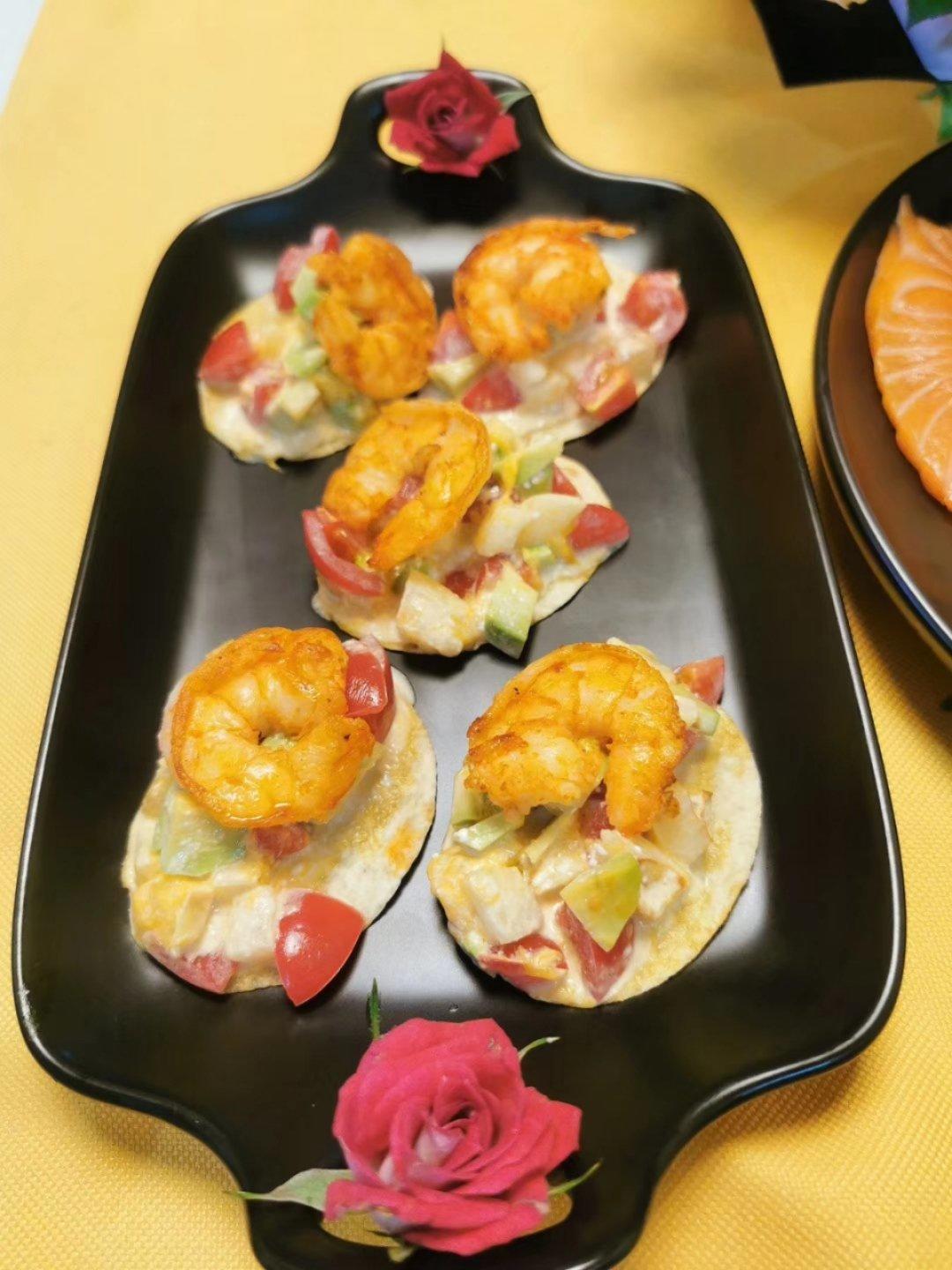 蔬果薯片沙拉船