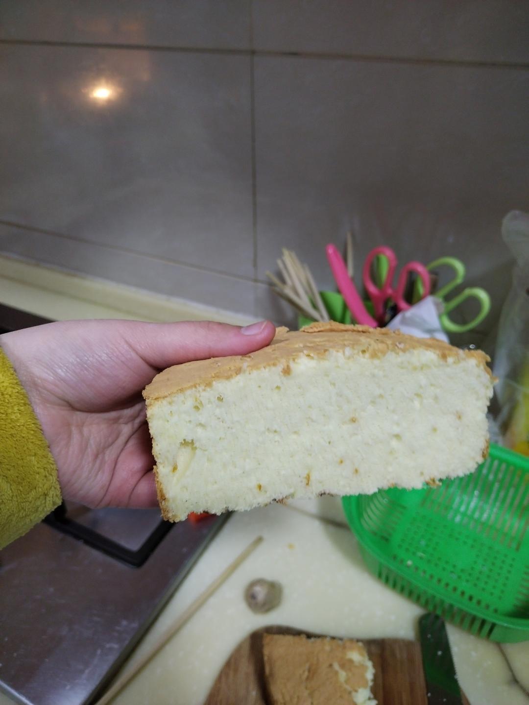 超柔软6寸戚风蛋糕(附8寸配方)零失败 超详细‼️含操作视频