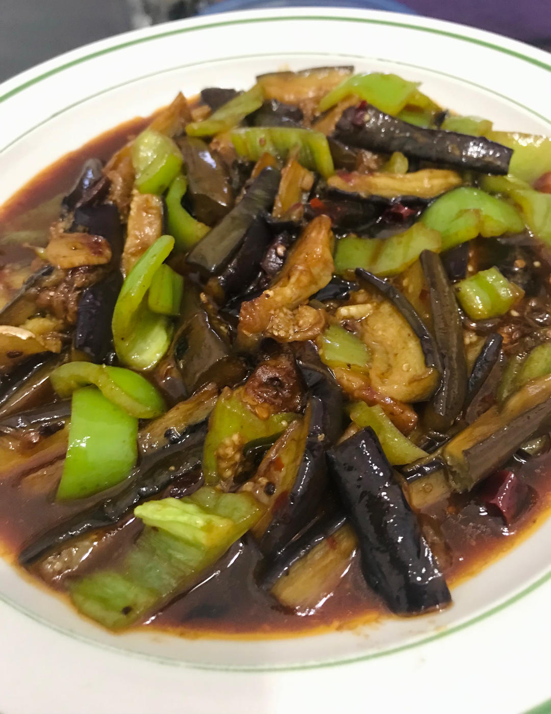 红烧肉沫茄子