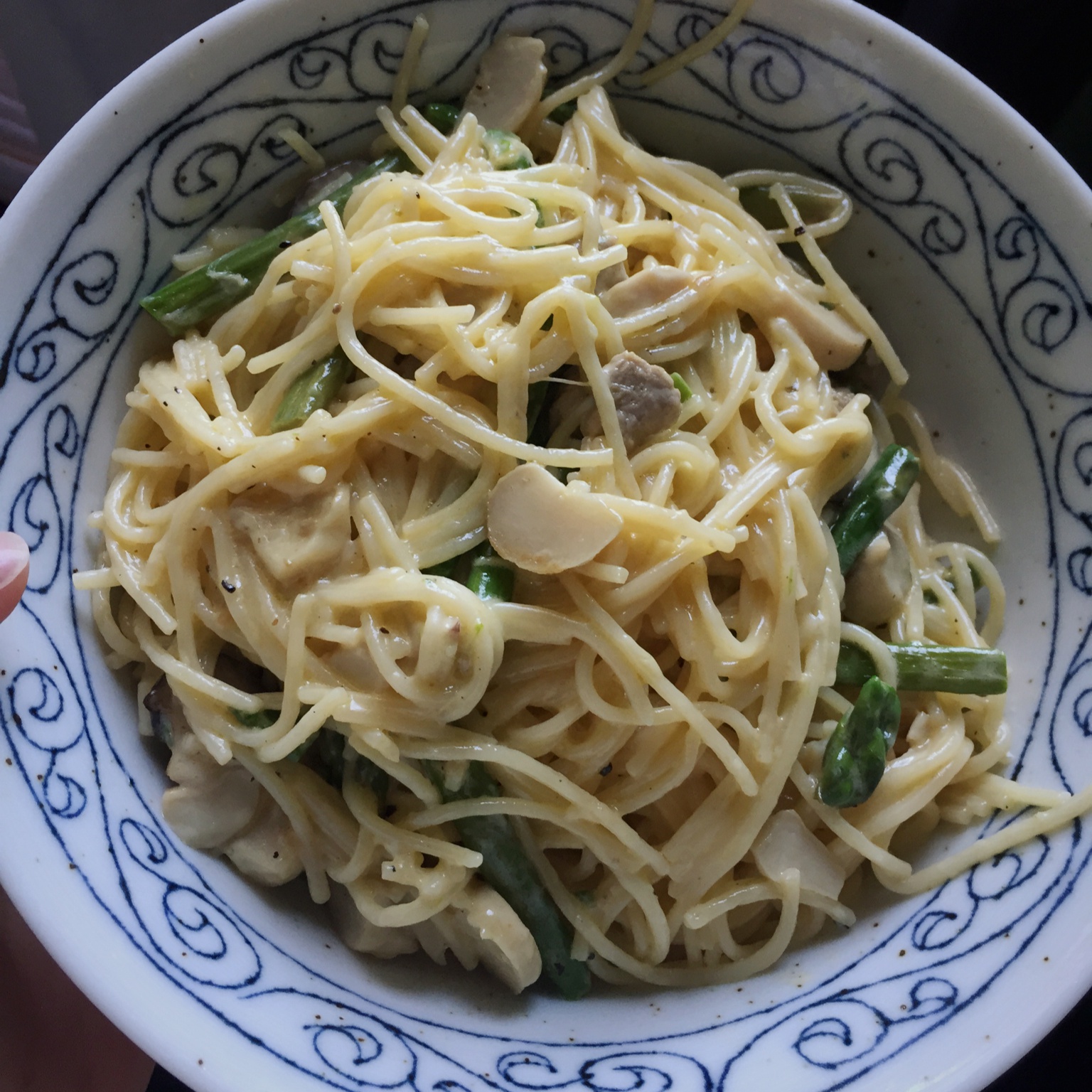 奶油培根意大利面（spaghetti）
