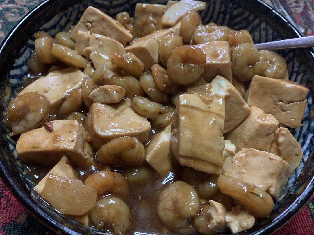 虾仁豆腐