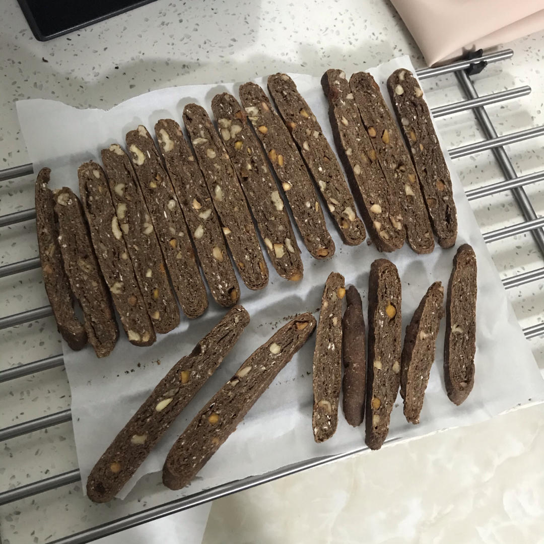 全麦香蕉巧克力意式脆饼