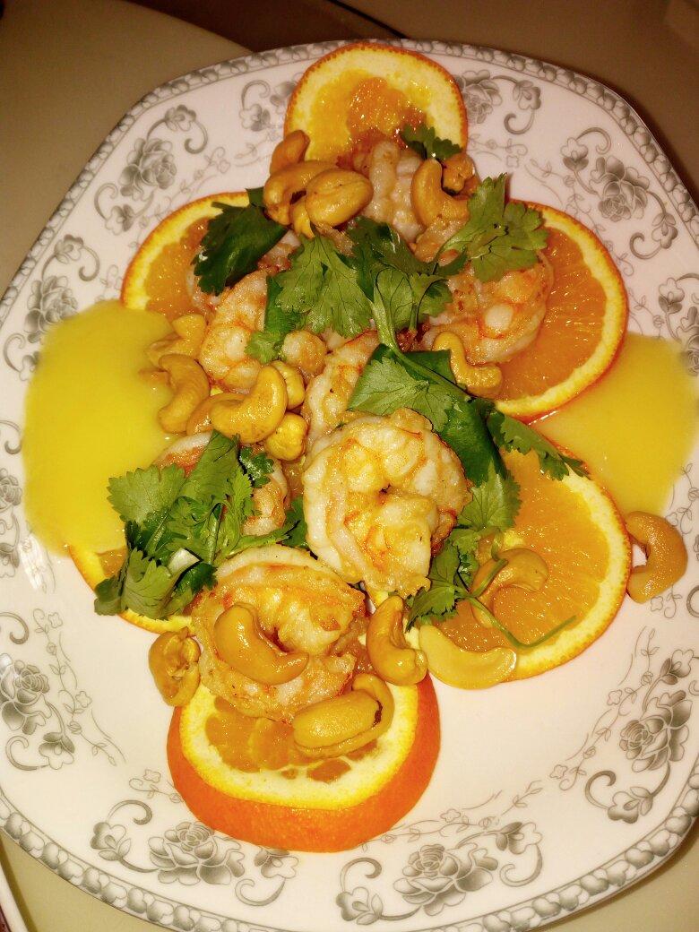 欢喜做年菜：鲜橙腰果沙拉酥虾