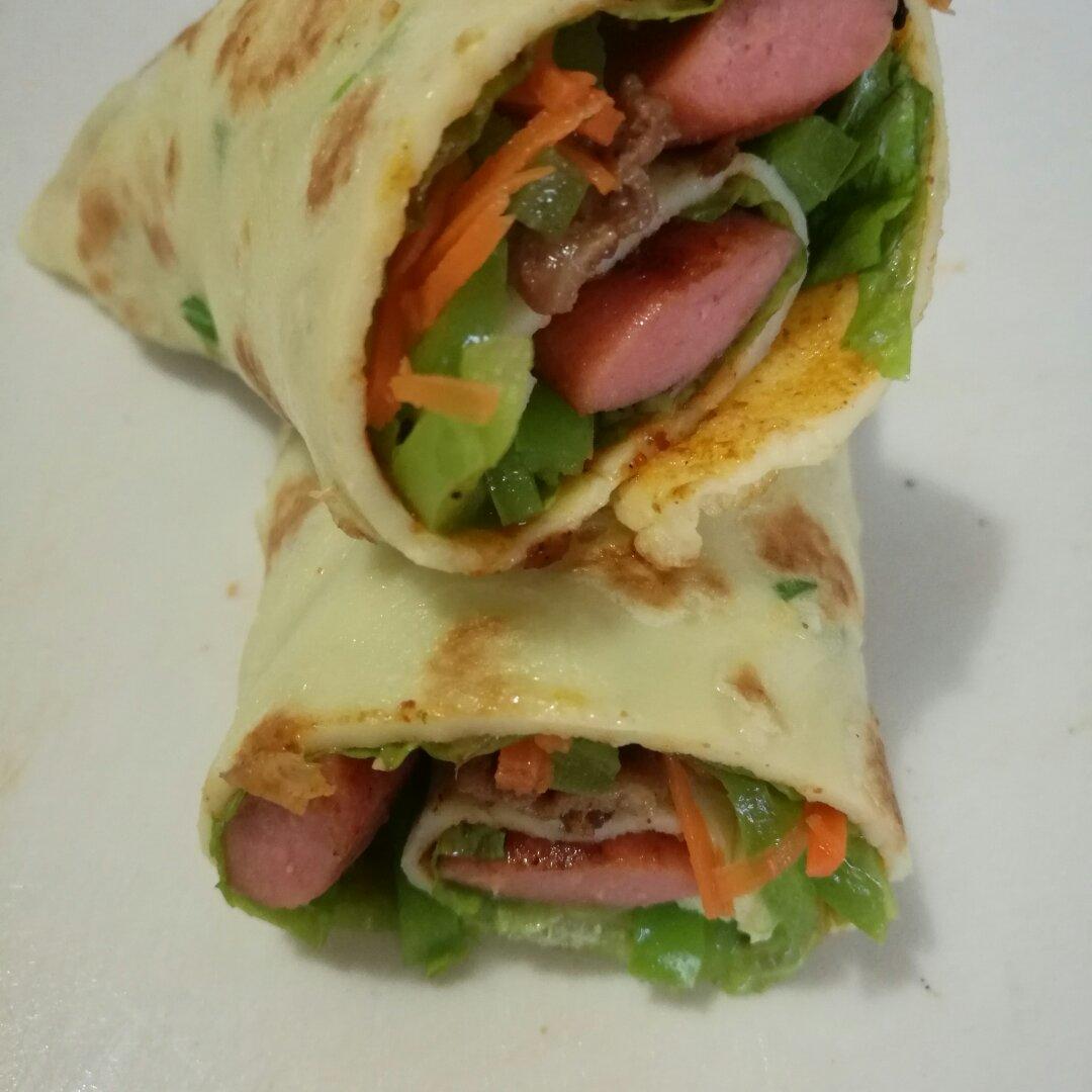 【鸡蛋卷饼】