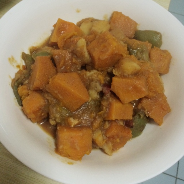 土豆炖南瓜