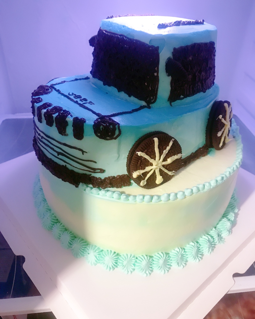 最潮的Jeep car cake汽车蛋糕