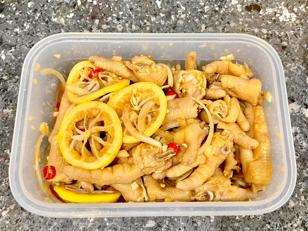 【柠檬酸辣鸡爪】自制超级无敌美味的网红鸡爪