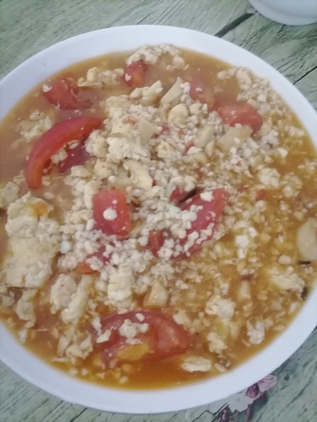 减脂餐—番茄金针菇焖豆腐