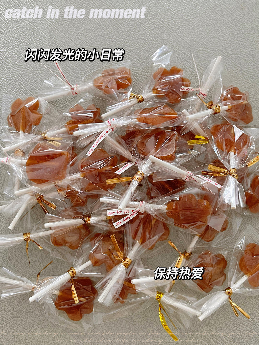 雪梨柠檬棒棒糖