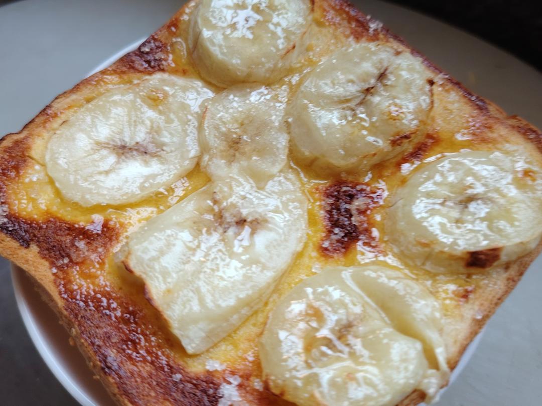 好吃到哭的香蕉烤吐司❗️酥脆香甜❗️零失败❗️