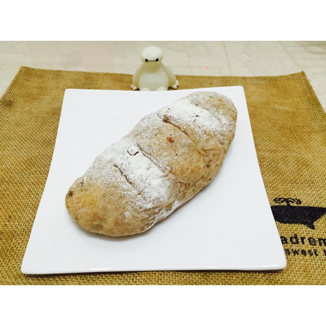 全麦核桃包～软欧包
