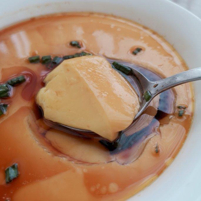 虾仁豆腐蒸水蛋
