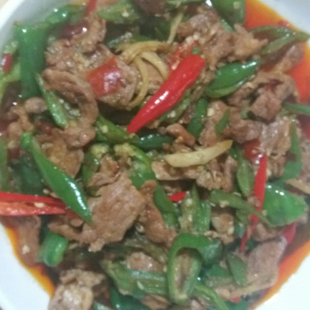 青椒炒肉